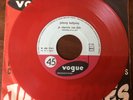 Diaque rouge Johnny Hallyday + pochette Vogue 