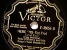 Fess Williams Royal Flush Orchestra-Victor V-38056 Friction/Here 'Tis (NYC 1929)