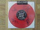 Metallica until it sleeps autographed red 10