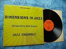 PRIVATE michigan JAZZ FUNK LP OTTAWA HILLS HIGH SCHOOL ENSEMBLE - DIMENSIONS IN