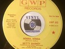 HEAR  RARE FUNK / SOUL - BETTY BARNEY - GWP 502 - MOMMA, MOMMA / CHICKEN SCRATCH