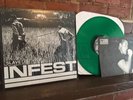 Infest Slave LP GREEN Tragedy Negative Approach Siege Crossed Out Dropdead Spazz