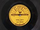 CARL PERKINS: Blue Suede Shoes - Honey, Don't – Rockabilly 10” 78 RPM - SUN 234