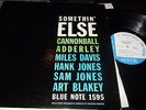 CANNONBALL ADDERLEY : SOMETHIN ELSE ORIGINAL LP 1958 BLUE NOTE BLP 1595 USA