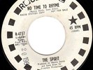 PEBBLES FUZZ GARAGE 45 (M-)  THE SPIRIT - NO TIME TO RHYME & MAN ENOUGH - HEAR