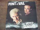 FONT et VAL Votez sensuel- 2LP