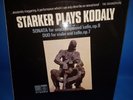 SAGA 5386 *JANOS STARKER* PLAYS *KODALY: SOLO CELLO SONATA /DUO* EIDUS* NM