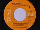 NINA SIMONE: Ain't Got No; I Got Life 45 Soul