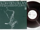 BEN WEBSTER BLOW BEN, BLOW ODEON OP 80116 Japan Promo Red Vinyl LP