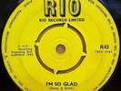 DOTTY & BANNY I'M SO GLAD / GOT YOU ON MY MIND OG UK RIO RECORDS 7