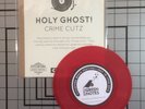 HOLY GHOST  Crime Cutz LIMITED  lathe cut on RECYCLED PLASTIC DINNER PLATE DFA