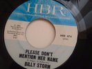 BILLY STORM - PLEASE DON'T MENTION HER NAME - ORIGINAL HBR - NORTHERN SOUL 45