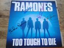 Lp Ramones TOO TOUGH TO DIE mit Autogrammen