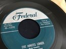 THE LAMPLIGHTERS Five Minutes Longer / You Hear   RARE Doo Wop 45 FEDERAL 12192