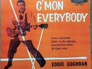 EDDIE COCHRAN “C’MON EVERYBODY” EP LONDON RE-U 1214 ORIGINAL 1959