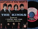 THE KINKS Got Love If You Want It + 3 1965 French EP PYE/VOGUE 24131 with Cover