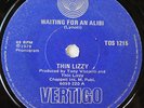 THIN LIZZY--SOUTH AFRICA 45-WAITING FOR AN ALIBI-7 SINGLE-UNPLAYED