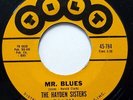 HAYDEN SISTERS doowop original VG++ TILT 45 Silent Tears b/w Mr. Blues F2402