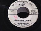 The Impressions You've Been Cheating ABC Demo Northern Soul Oldie Promo
