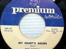 the WHEELS doowop Premium 45 MY HEART'S DESIRE / LET'S HAVE A BALL FM612