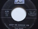 GARAGE PSYCH Teak Wood KEEP ME HANGIN' ON Arc 45 very rare Canadian Toronto