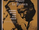 CLIFFORD BROWN & MAX ROACH: Study In Brown LP (Japan re, saw mark, sm tear at b