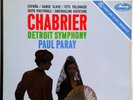 Paray Conducts Music Of Chabrier Detroit Symphony Lp Living Presence Mercury