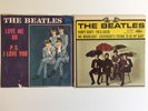 BEATLES 4 By 4 & Love Me Do PICTURE SLEEVES ONLY Capitol R-5365 & Tollie T-9008