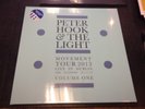PETER HOOK & THE LIGHT - MOVEMENT TOUR 2013 VOLUME ONE LP RSD 2017 BLUE VINYL