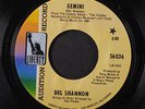 DEL SHANNON: Gemini 45 (dj, Pop Psych) Rock & Pop