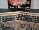 Billie Holiday - Lover Man 45 boxset Decca 9-250