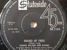 DENNIS WILSON and RUMBO - SOUND OF FREE  b/w  LADY  (1970)  7