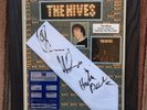 THE HIVES - Framed Signed Tie At Brixton Academy 2002