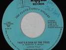 Modern Soul Gospel 45 - Floyd Family Singers - Sign Of The Times -Windy Hill VG+