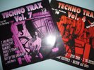 TECHNO TRAX VOL 4 (1992) & VOL 7 (1993) - 4 LP VINYL RECORDS ZYX GERMANY LOT