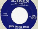 SOUL TWINS Quick Change Artist KAREN 45 northern soul orig. ’67 vinyl VG+