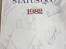 Status Quo, 1982 LP signed, Parfitt, Lancaster, Rossi, Kirche, Bown, AUTOGRAPH