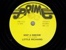 ROCK 78 LITTLE RICHARD Prime Records 78 RPM Reissue -keep a knockin /good golly