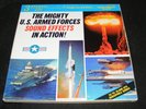 Boxed 3 Lp Set w Nuclear Bomb /Missile Cover MIGHTY US ARMED FORCES SOUND Effect