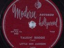 Blues 78 LITTLE SON JACKSON Talkin' Boogie MODERN HEAR