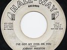 JOHNNY PRESTON I've Got My Eyes On You HALL-WAY R&B New Breed Mod Promo