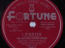 Jazz 78 BOO BOO TURNER GROUP I Goofed FORTUNE HEAR kenny burrell