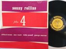 SONNY ROLLINS - plus 4 - PRESTIGE 7038 446 W 50TH DEEP GROOVE RVG