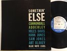 CANNONBALL ADDERLEY - something else - BLUE NOTE 1595 47 w 63rd DG RVG EARMARK
