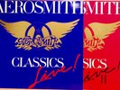 Aerosmith Classics Live  and Live  II RARE promo vinyl LPs '86/'87