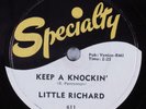 Rock N' Roll 78 LITTLE RICHARD Keep A Knockin' SPECIALTY HEAR