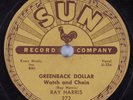 Rockabilly 78 RAY HARRIS Greenback Dollar Watch & Chain SUN HEAR