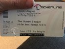 The Human League Ticket May 27th