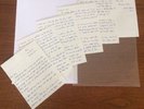 FLUX OF PINK INDIANS - PUNK - MEMORABILIA - RARE 1984 HAND WRITTEN LETTER -CRASS