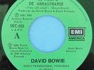 DAVID BOWIE RARE MEXICAN PROMO SINGLE TIME WILL CRAWL NEVER LET ME DOWN LP ERA